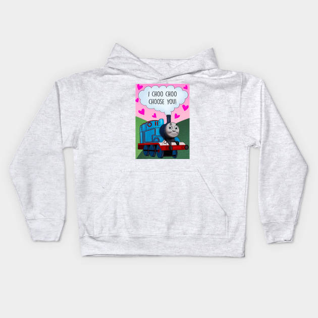 I CHOO CHOO CHOOSE YOU Kids Hoodie by Poppy and Mabel